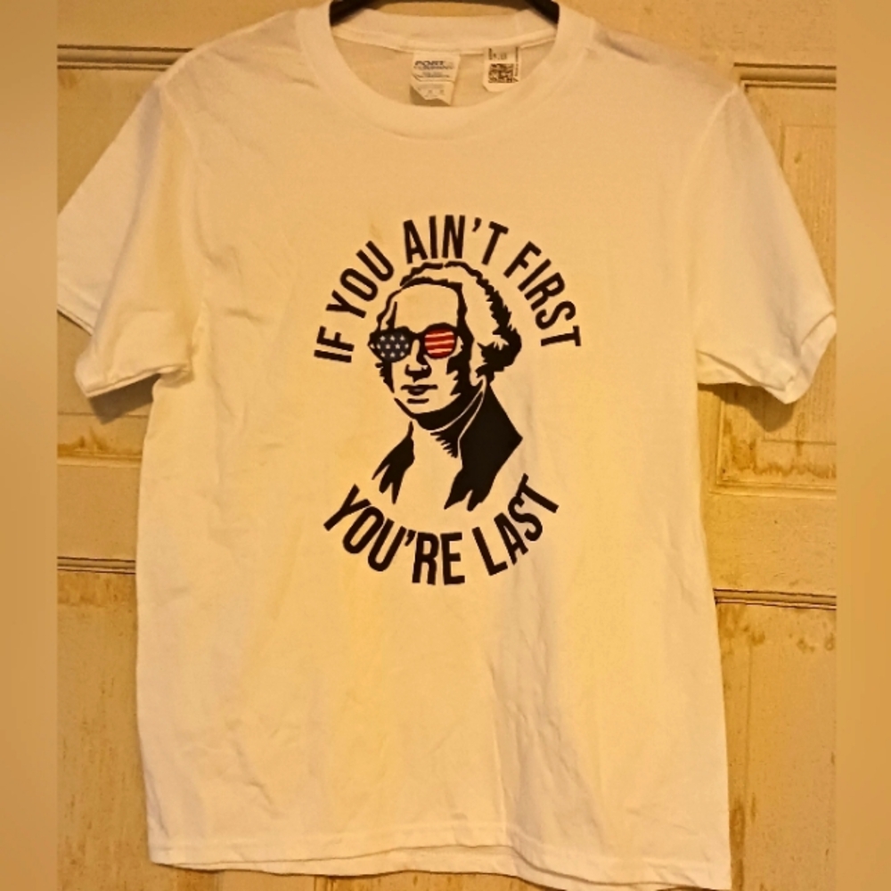 Patriotic George Washington tshirt Sz M